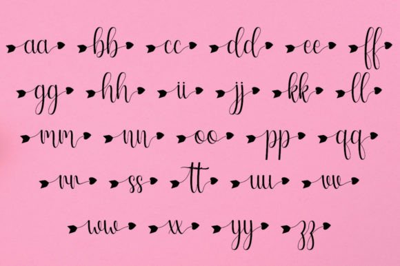 Beloved Font Poster 8