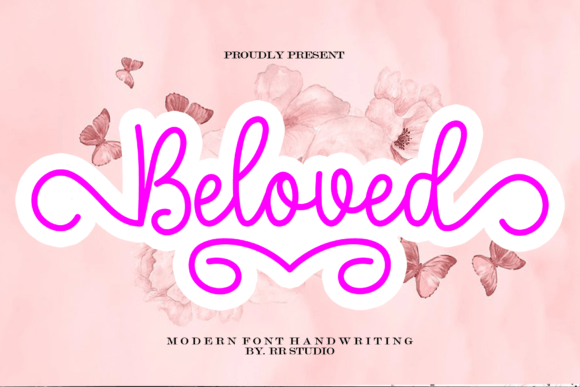 Beloved Font Poster 1