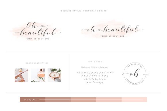 Beloved Ottilia Font Poster 13