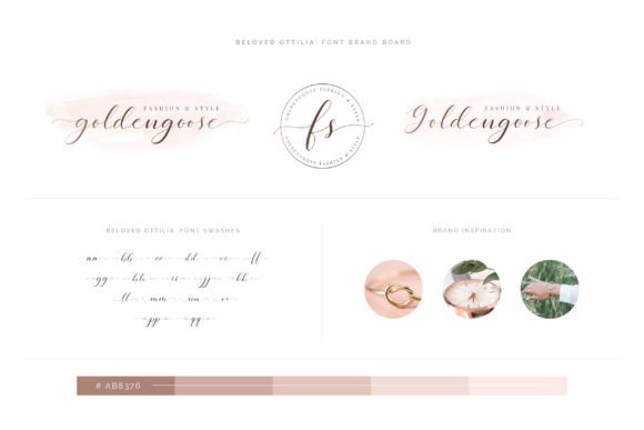 Beloved Ottilia Font Poster 18