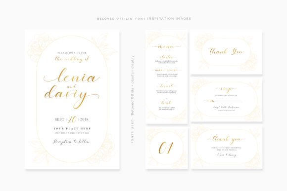 Beloved Ottilia Font Poster 7