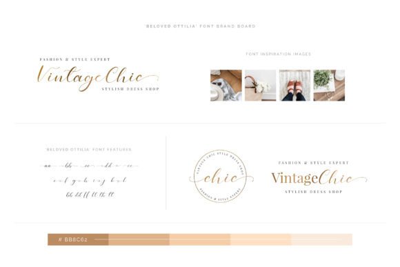 Beloved Ottilia Font Poster 8