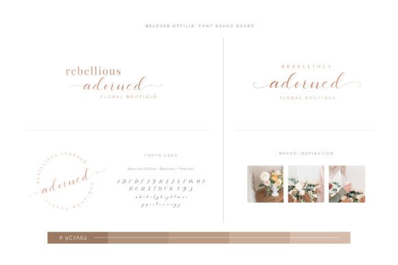 Beloved Ottilia Font Poster 10