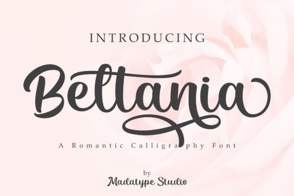 Beltania Font Poster 1
