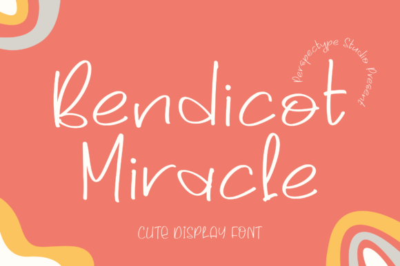 Bendicot Miracle Font Bendicot Miracle Font Poster 1