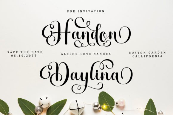 Bendina Font Poster 4