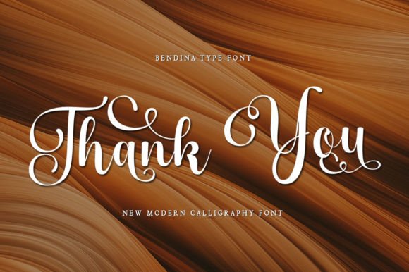 Bendina Font Poster 8