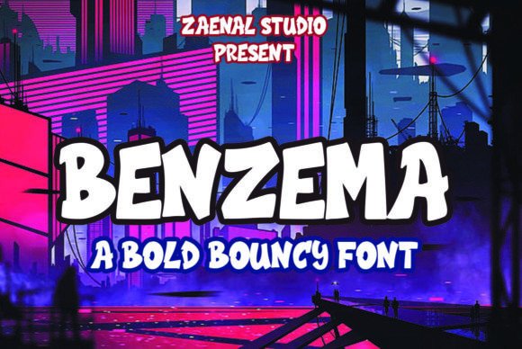 Benzema Font Poster 1