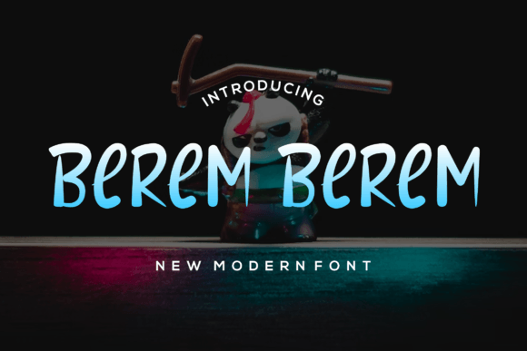 Berem Berem Font Berem Berem Font Poster 1