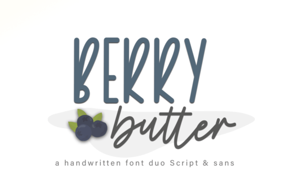Berry Butter Font Poster 1