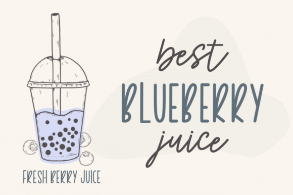 Berry Butter Font Poster 2