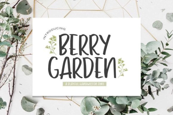 Berry Garden Font Poster 1