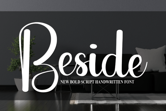 Beside Font Poster 1