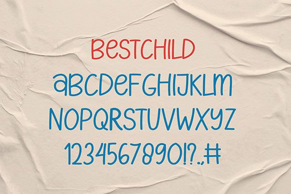 Bestchild Font Poster 5