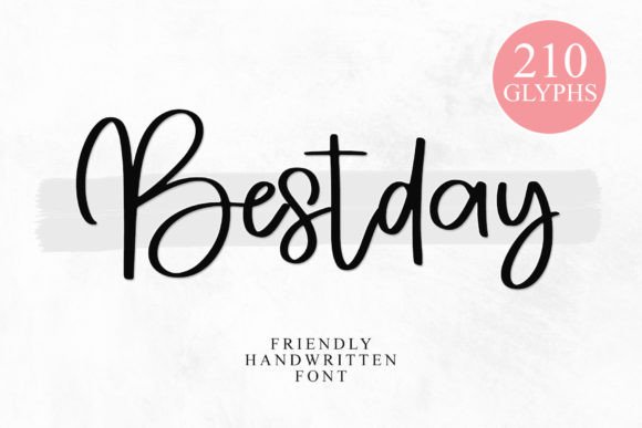 Bestday Font Poster 1