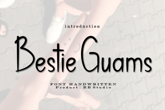 Bestie Guams Font Poster 1