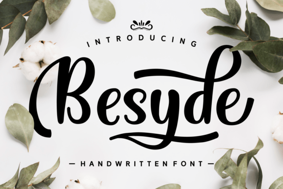 Besyde Font Poster 1