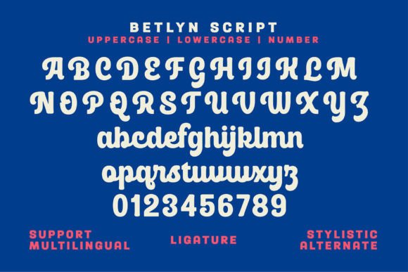 Betlyn Font Poster 5