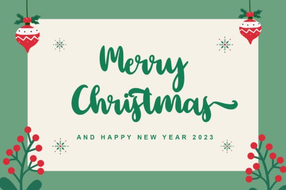 Better Christmas Font Poster 4
