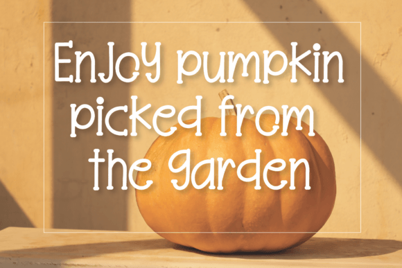 Better Pumpkin Font Poster 2