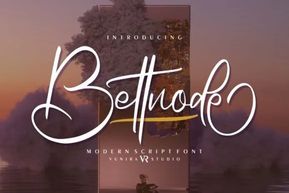 Bettnode Font Bettnode Font Poster 1