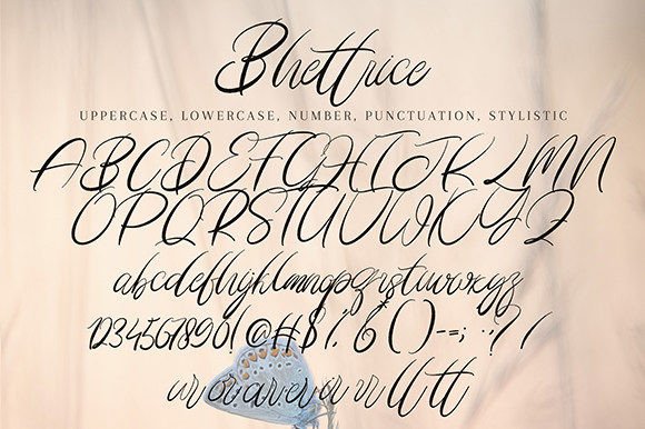 Bhettrice Font Poster 9