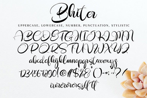 Bhiter Font Poster 10