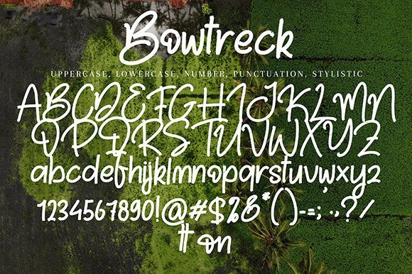 Bhowtreck Font Poster 7