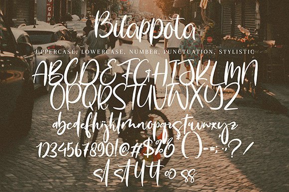 Bilappota Font Poster 8