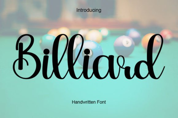 Billiard Font