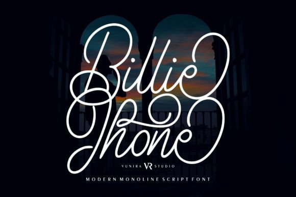 Billie Jhone Font Poster 1