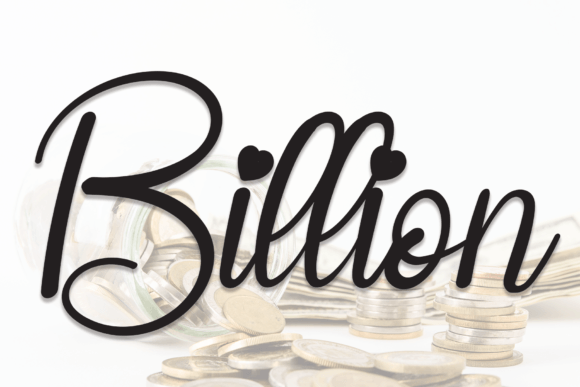 Billion Font Poster 1