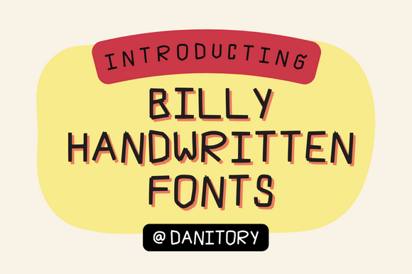 Billy Font Poster 1