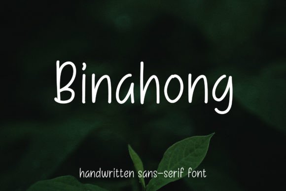 Binahong Font Poster 1