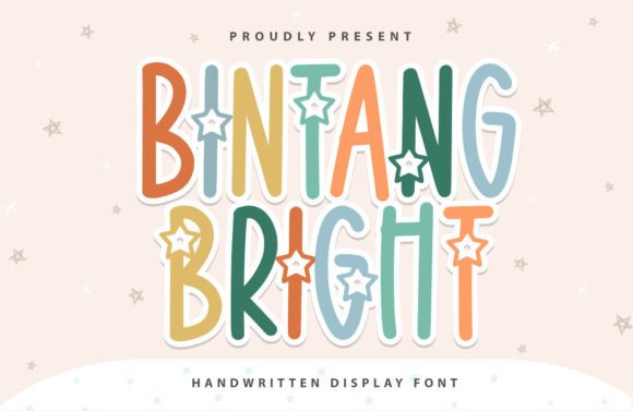 Bintang Bright Font Poster 1