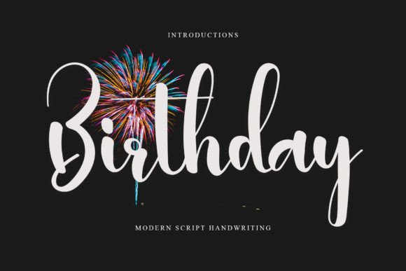 Birthday Font Poster 1