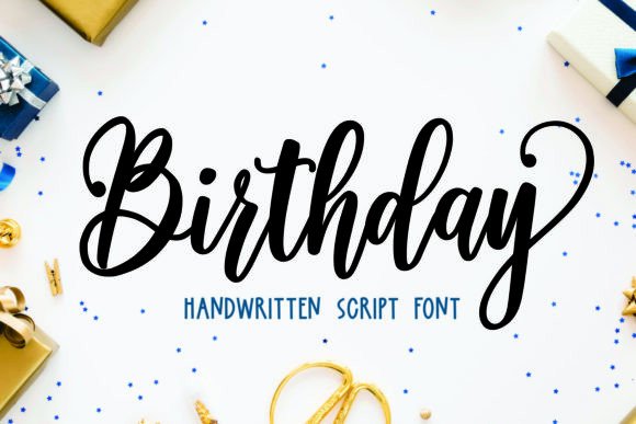 Birthday Font