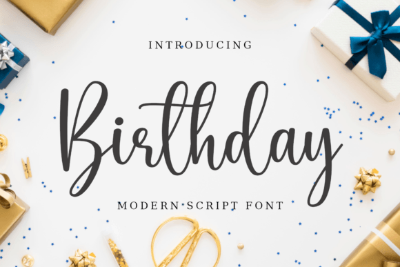 Birthday Font Poster 1