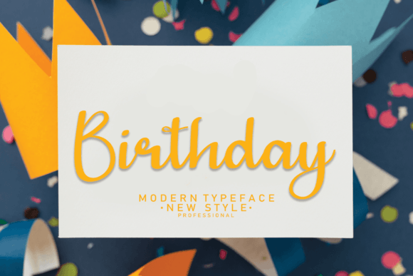 Birthday Font Poster 1