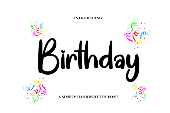 Birthday Font