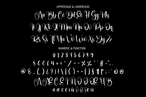 Bisney Font Poster 3