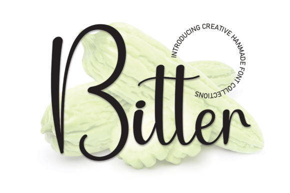 Bitter Font Poster 1