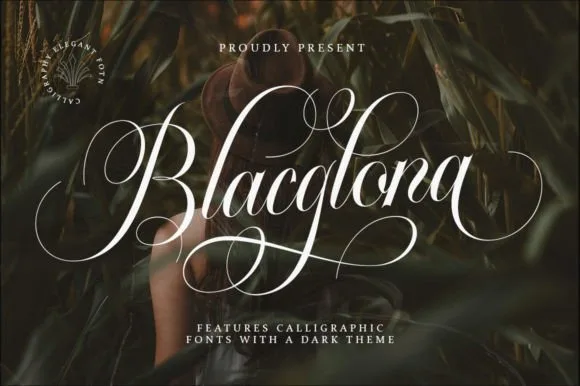Blacglona Font Poster 1