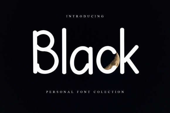 Black Font