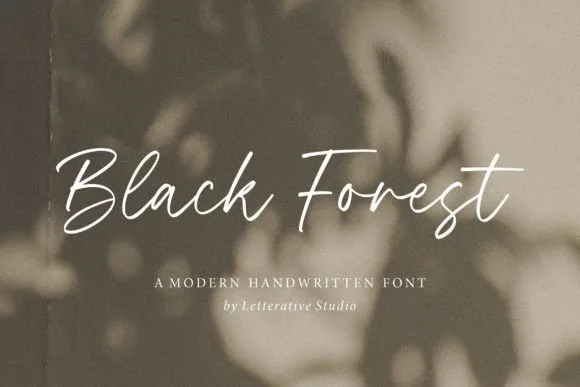 Black Forest Font Black Forest Font Poster 1