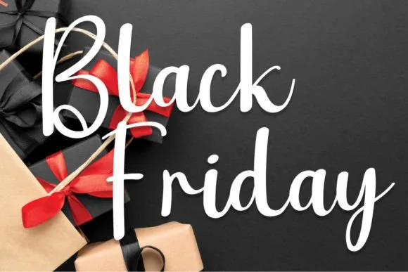 Black Friday Font Black Friday Font Poster 1