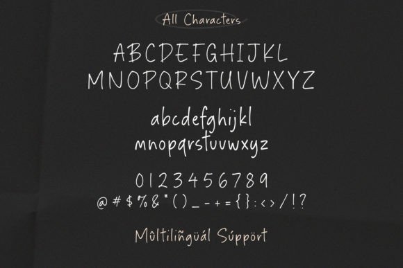 Black Mystique Font Poster 6