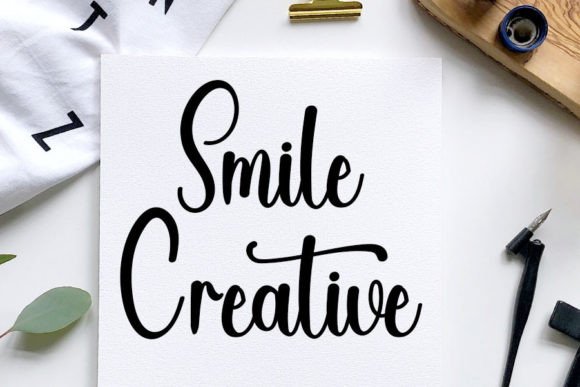 Black Pastel Font Poster 2