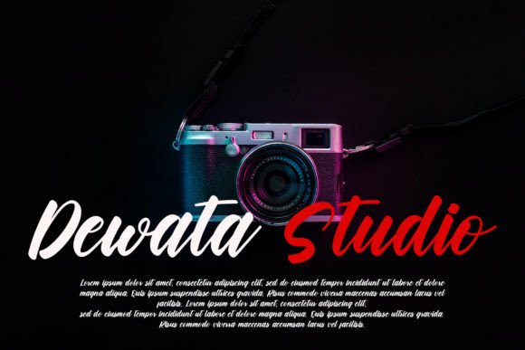 Black Santa Font Poster 2