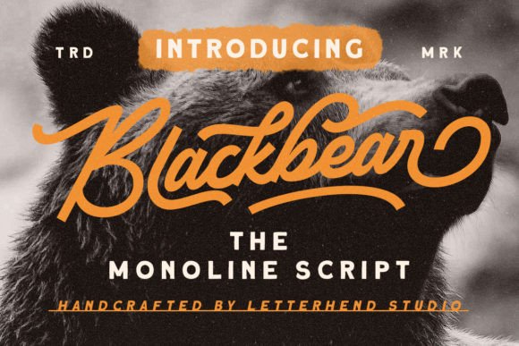 Blackbear Font Poster 1